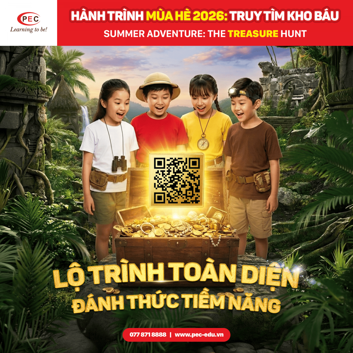 HÀNH TRÌNH MÙA HÈ - TRUY TÌM KHO BÁU: LỘ TRÌNH TOÀN DIỆN ĐÁNH THỨC TIỀM NĂNG CON TRẺ